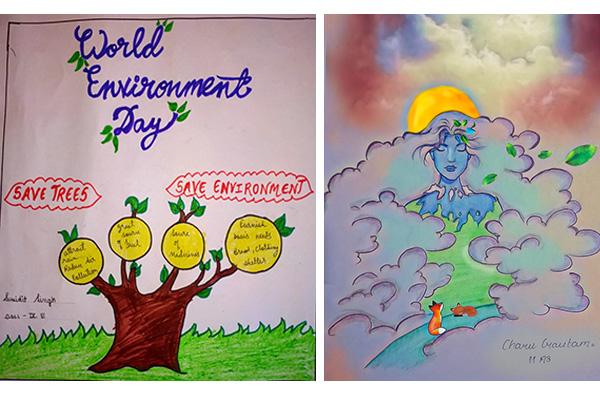 Celebration on the occasion of  World Environment Day.	